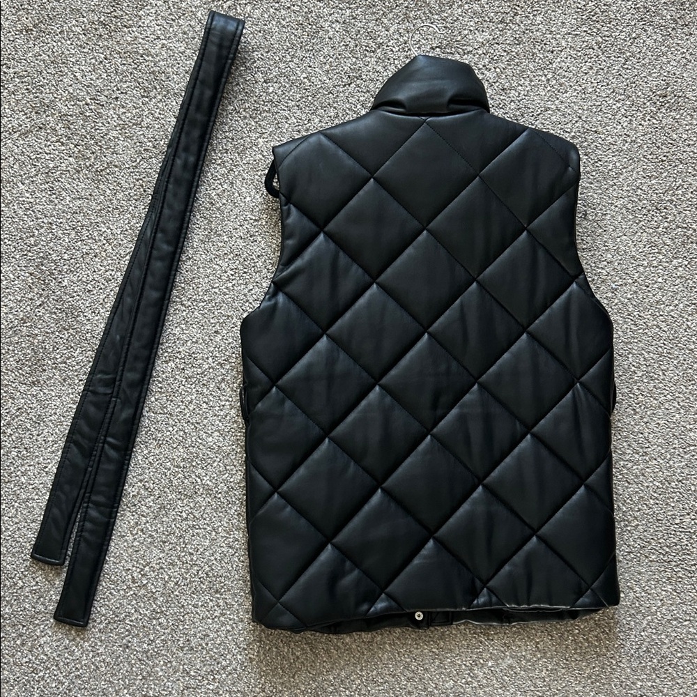 Blank NYC Faux Leather Vest - Picture 7 of 7